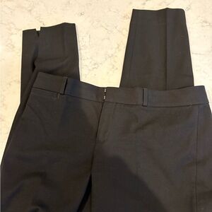 Banana Republic Classic Black Sloan Slimming Dress Pants